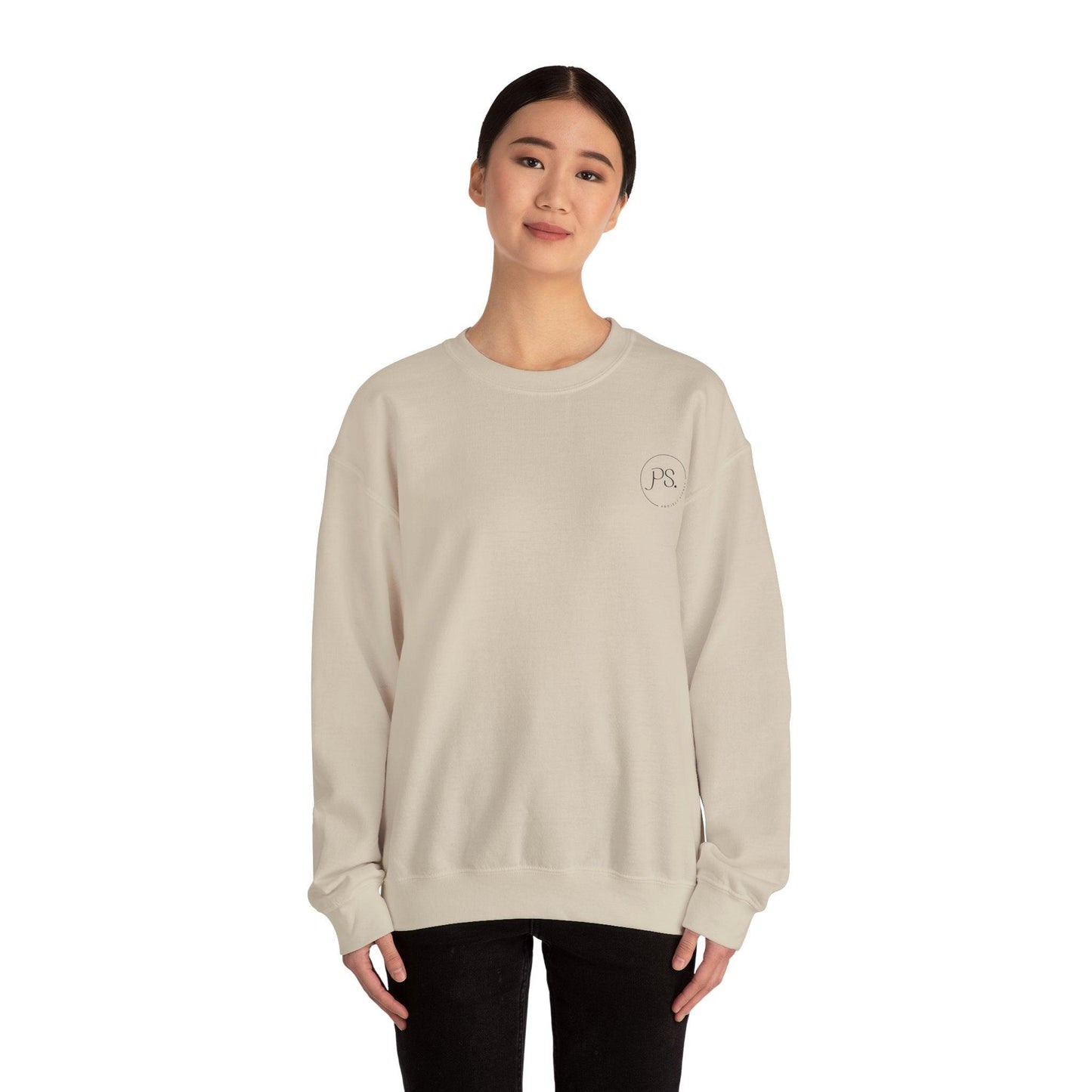 Unisex Focus On The Good Heavy Blend™ Crewneck Sweatshirt - Beckman Analytics LLC